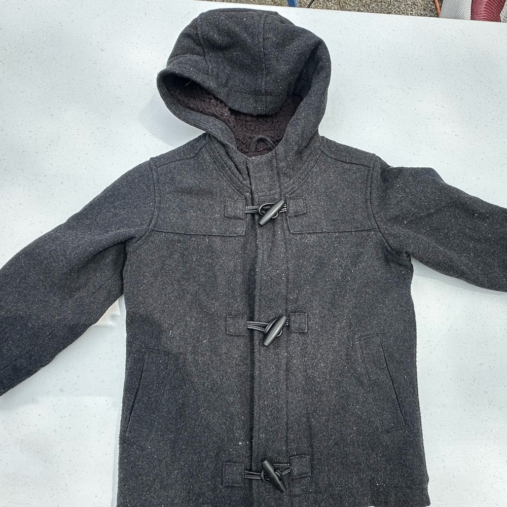 Old Navy Kids charcoal Pea Coat